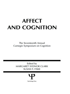 cover image of Affect and Cognition